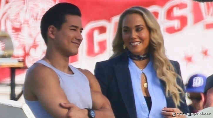 Mario Lopez & Elizabeth Berkley Are Back as A.C. Slater & Jessie Spano in 'Saved By the Bell' Revival Set Photos!