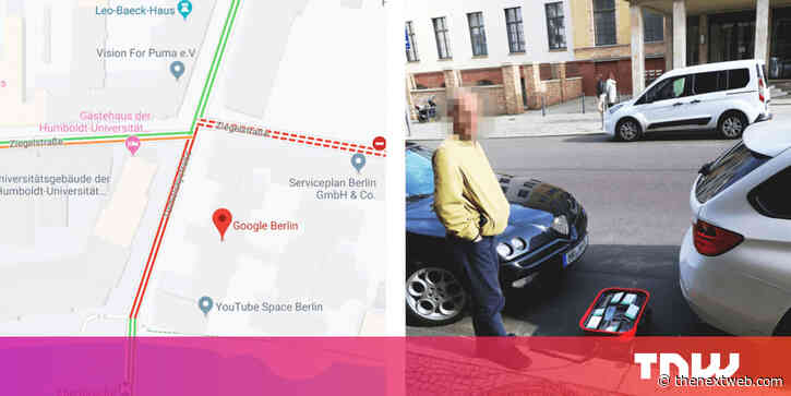 Artist fakes Google Maps traffic jam with 99 phones