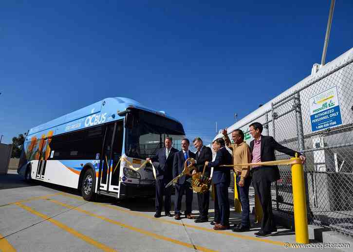 Orange County’s bus system unveils hydrogen fuel station, new buses