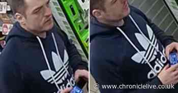 Police release CCTV of man they want to trace after car and bank cards stolen in Hebburn