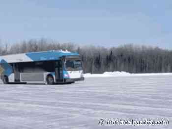Anyhow, here's an electric STM bus drifting on the test track