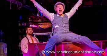 Review: At New Village Arts, talented musical duo bring killer chops to 'Murder for Two' - The San Diego Union-Tribune