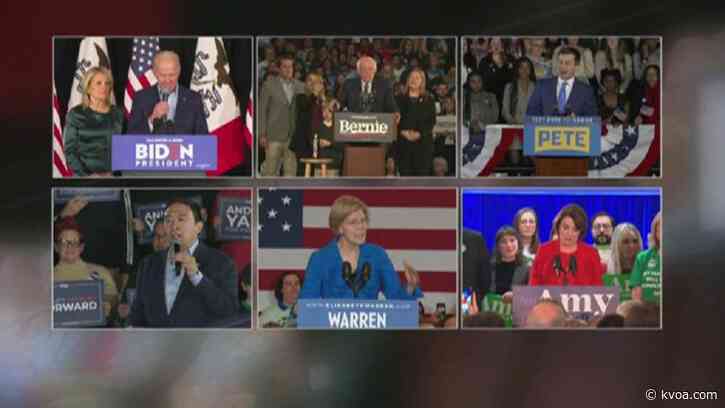 At least half Iowa results expected by day’s end, Dems say