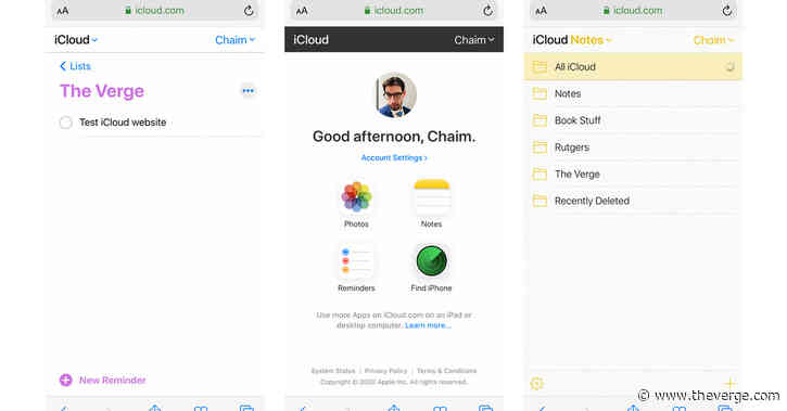 Apple updates iCloud.com with a proper mobile website for iOS and Android