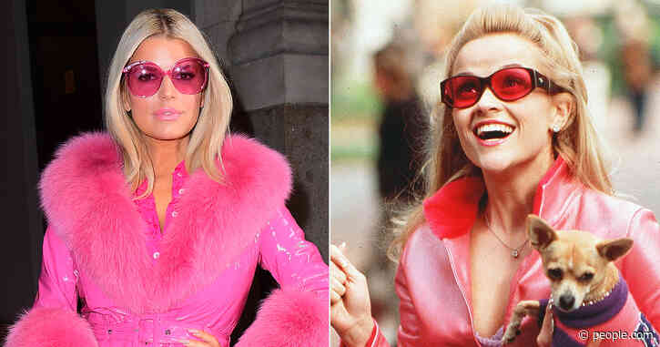 Jessica Simpson Channels Her 'Inner Elle Woods' in Head-to-Toe Pink as She Promotes Her Memoir