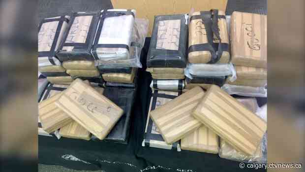 Calgary police seize nearly $10M worth of cocaine and methamphetamine