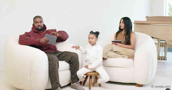 Watch Kanye West, Kim Kardashian's Daughter North Hilariously Crash In-Home Interview