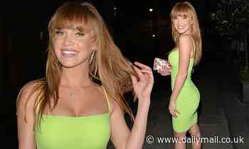 Paul Hollywood's ex Summer Monteys-Fullam turns heads in neon dress