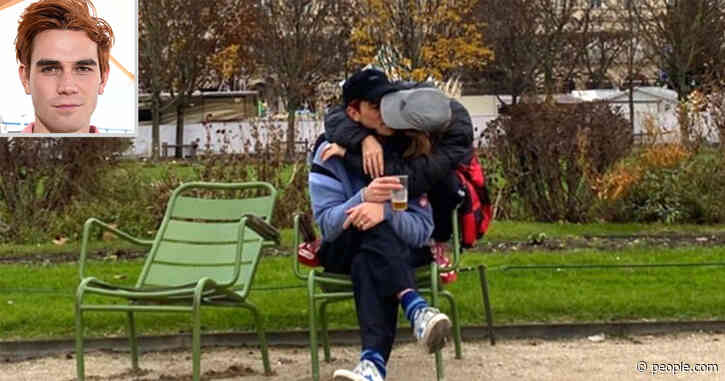 Riverdale's KJ Apa Teases New Romance as He Kisses Mystery Woman in New Photo: 'Love at First Sight'