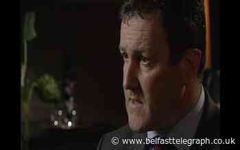 BBC Spotlight footage shows Sinn Fein's Conor Murphy labelled IRA murder victim Paul Quinn a criminal