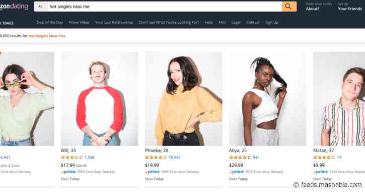 Amazon Dating is the perfect parody for your pre-Valentine's Day panic