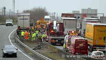 Accident sur l’A1 à Fresnes-lès-Montauban, près d’Arras, des kilomètres de bouchons - La Voix du Nord