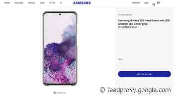 Samsung Galaxy S20 design confirmed by Samsung’s website