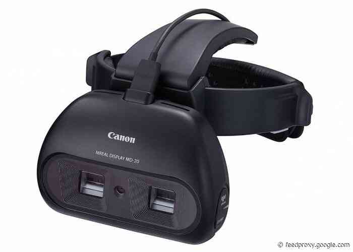Canon MREAL Display MD-20 AR headset introduced