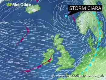 Storm Ciara: Met Office warns gusts could reach up to 80mph