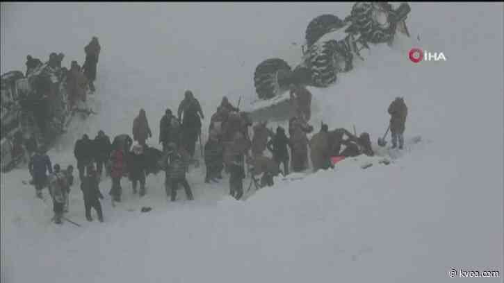 Avalanche in Turkey wipes out rescue team; 31 dead overall