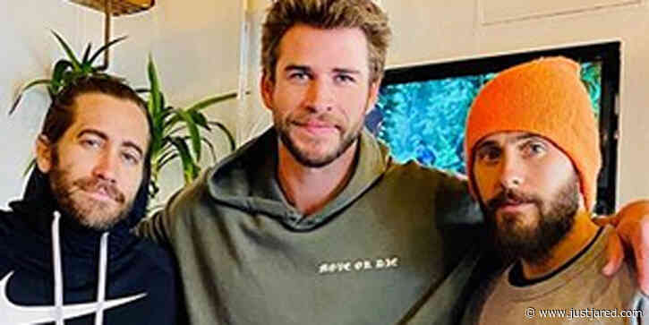 Jared Leto, Jake Gyllenhaal & Liam Hemsworth Work Out Together!