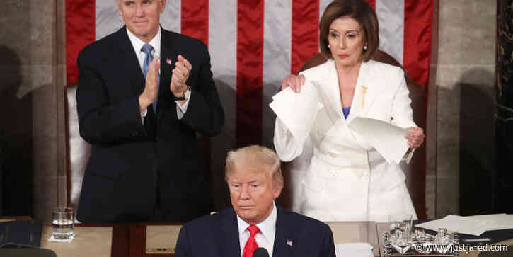 Nancy Pelosi Tears Up Donald Trump's State of the Union 2020 Speech (Video)