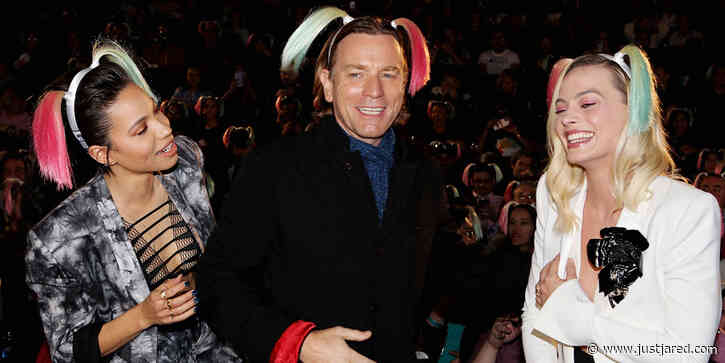 Ewan McGregor Tries On Harley Quinn's Pigtails at 'Birds of Prey' Fan Event in NYC