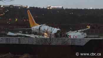 Turkish airline plane skids off runway, sustains serious damage