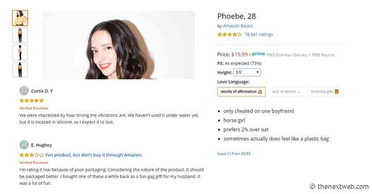 This Amazon parody dating site is hilarious… and also kind of creepy