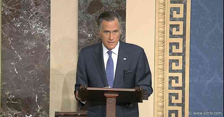 Full transcript of Sen. Mitt Romney’s Senate impeachment trial remarks