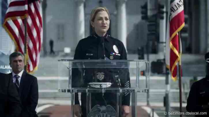 Go Behind-The-Scenes With Edie Falco Star Of The New CBS Police Drama ‘Tommy’