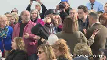 Biden, talking about 'character', heckled in New Hampshire