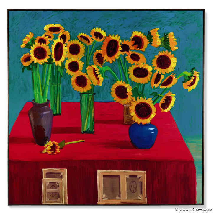 Sotheby’s to Offer $10.3 M. David Hockney Sunflower Still Life in Hong Kong