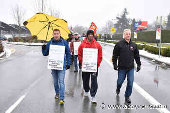 CBSA union members stage rally at Peace Arch border crossing - Abbotsford News