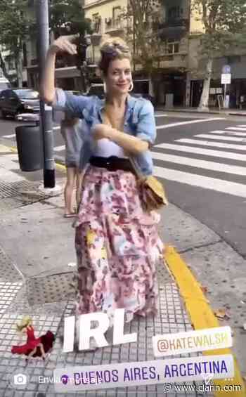 Video: Kate Walsh está de visita en Buenos Aires y volvió locos a los usuarios de Twitter - 04/02/2020 - Clarín.com
