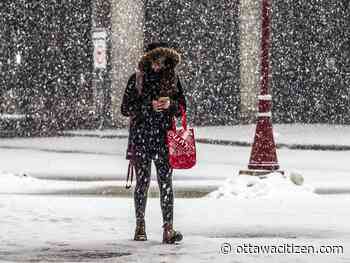 Welcome back, winter: Flurries, gusty morning; more snow headed this way - Ottawa Citizen