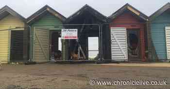 Blyth beach huts to be restored after being damaged in suspected arson attack