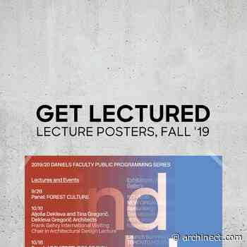 The most popular Fall '19 architecture school lecture poster is... - Archinect