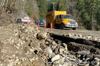 MOTI working around the clock to open Hemlock Valley Road