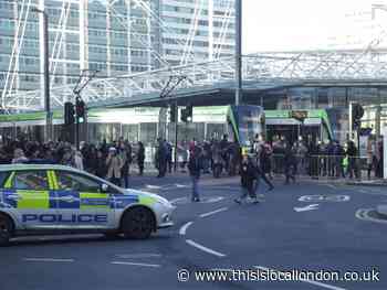 Controlled explosion carried out in Croydon as stolen car causes mayhem in town centre