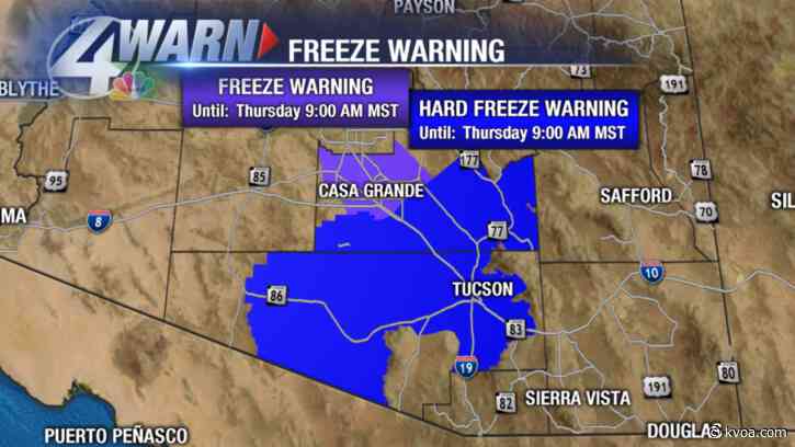 Hard Freeze Warning until 9:00 AM