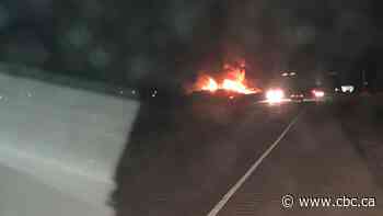 'It looks like an inferno': Eyewitness sees massive fire after Sask. train derailment
