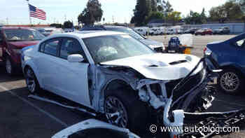 2020 Dodge Charger Widebody Daytona wrecked with 296 miles on the clock