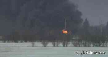 Guernsey, Sask. being evacuated after CP freight train derailment