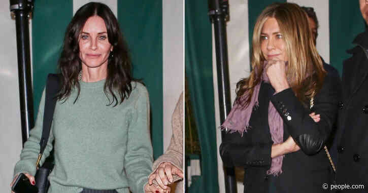 Friends Night Out! Jennifer Aniston and Courteney Cox Celebrate Sara Foster's Birthday