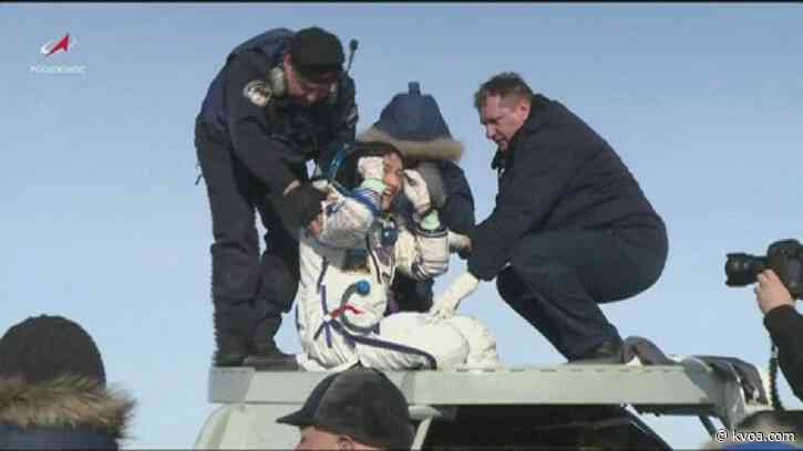 NASA’s record-setting Koch, crewmates safely back from space