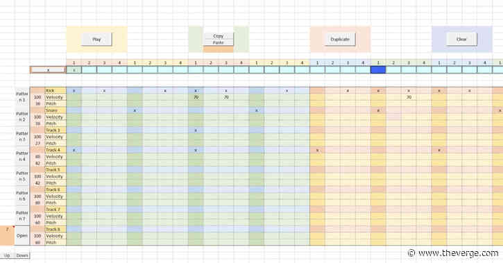 You can now make sick beats in Microsoft Excel