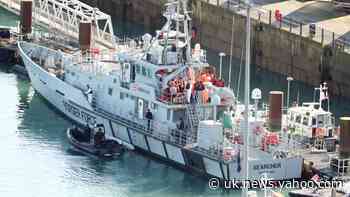 Record number of migrants intercepted crossing the Channel