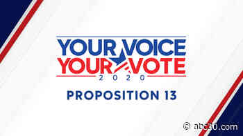 What is Proposition 13? $15 billion school bond on 2020 ballot