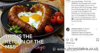 M&S leaves shoppers in stitches with their latest Valentine's Day product reveal