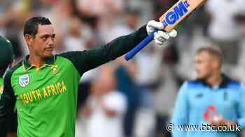 Quinton de Kock hits hundred as England thrashed by South Africa