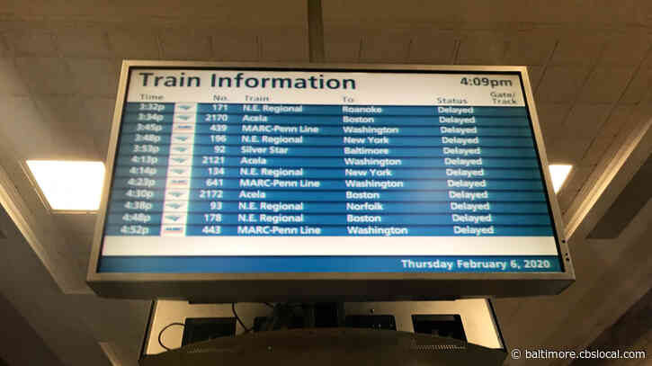 All Trains Delayed At Baltimore Penn Station, Police Investigating Reports Of Suspicious Package