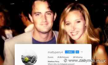 'Yay Matty! Could you TAKE any longer?' Matthew Perry joins Instagram and gets a funny welcome