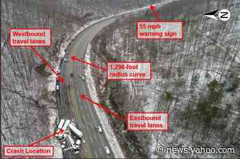 Tour bus rolled, started chain-reaction crash that killed 5 on Pennsylvania Turnpike, NTSB says